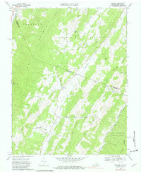 Download a high-resolution, GPS-compatible USGS topo map for Doe Hill, VA (1979 edition)