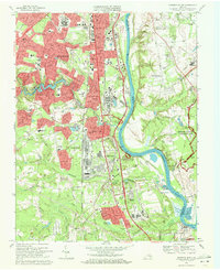preview thumbnail of historical topo map of Chesterfield County, VA in 1969
