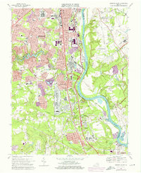Download a high-resolution, GPS-compatible USGS topo map for Drewrys Bluff, VA (1976 edition)