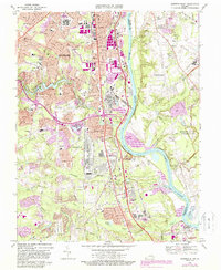 Download a high-resolution, GPS-compatible USGS topo map for Drewrys Bluff, VA (1987 edition)