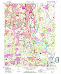 Download a high-resolution, GPS-compatible USGS topo map for Drewrys Bluff, VA (1994 edition)