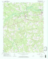 Download a high-resolution, GPS-compatible USGS topo map for Drewryville, VA (1968 edition)