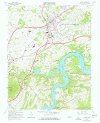 Download a high-resolution, GPS-compatible USGS topo map for Dublin, VA (1977 edition)