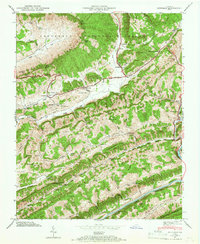 Download a high-resolution, GPS-compatible USGS topo map for Duffield, VA (1967 edition)