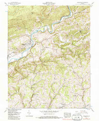 Download a high-resolution, GPS-compatible USGS topo map for Dungannon, VA (1986 edition)