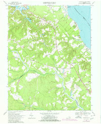 Download a high-resolution, GPS-compatible USGS topo map for Dunnsville, VA (1980 edition)