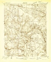 Download a high-resolution, GPS-compatible USGS topo map for Dutch Gap, VA (1938 edition)