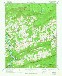 Download a high-resolution, GPS-compatible USGS topo map for Eggleston, VA (1967 edition)