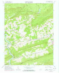 Download a high-resolution, GPS-compatible USGS topo map for Eggleston, VA (1978 edition)