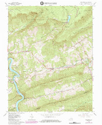 Download a high-resolution, GPS-compatible USGS topo map for Eggleston, VA (1985 edition)