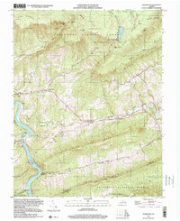 Download a high-resolution, GPS-compatible USGS topo map for Eggleston, VA (2000 edition)