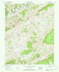 Download a high-resolution, GPS-compatible USGS topo map for Elk Garden, VA (1972 edition)