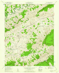 Download a high-resolution, GPS-compatible USGS topo map for Elk Garden, VA (1960 edition)