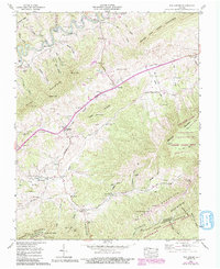 Download a high-resolution, GPS-compatible USGS topo map for Elk Garden, VA (1993 edition)