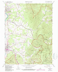Download a high-resolution, GPS-compatible USGS topo map for Elkton East, VA (1987 edition)