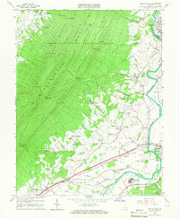 Download a high-resolution, GPS-compatible USGS topo map for Elkton West, VA (1966 edition)