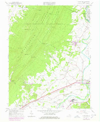 Download a high-resolution, GPS-compatible USGS topo map for Elkton West, VA (1978 edition)