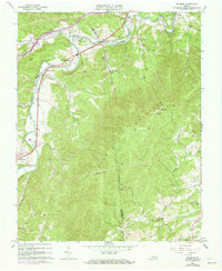 Download a high-resolution, GPS-compatible USGS topo map for Elliston, VA (1973 edition)