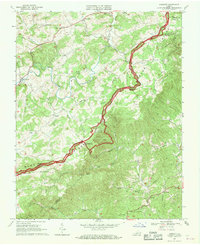 Download a high-resolution, GPS-compatible USGS topo map for Endicott, VA (1969 edition)