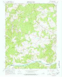 Download a high-resolution, GPS-compatible USGS topo map for Esmont, VA (1977 edition)