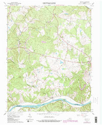 Download a high-resolution, GPS-compatible USGS topo map for Esmont, VA (1987 edition)