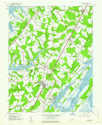Download a high-resolution, GPS-compatible USGS topo map for Exmore, VA (1962 edition)