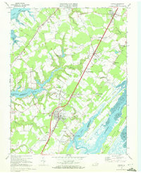 Download a high-resolution, GPS-compatible USGS topo map for Exmore, VA (1972 edition)