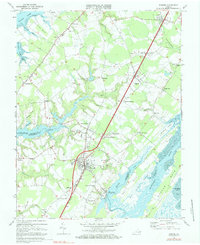 Download a high-resolution, GPS-compatible USGS topo map for Exmore, VA (1984 edition)