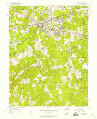 1955 Map of Fairfax, 1958 Print