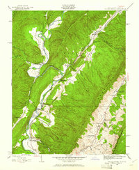 Download a high-resolution, GPS-compatible USGS topo map for Falling Spring, VA (1961 edition)