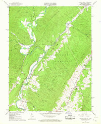 Download a high-resolution, GPS-compatible USGS topo map for Falling Spring, VA (1967 edition)
