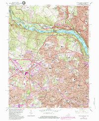 Download a high-resolution, GPS-compatible USGS topo map for Falls Church, VA (1984 edition)