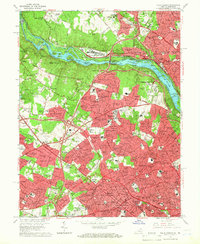 preview thumbnail of historical topo map of Fairfax County, VA in 1965