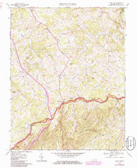 Download a high-resolution, GPS-compatible USGS topo map for Fancy Gap, VA (1986 edition)