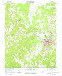 Download a high-resolution, GPS-compatible USGS topo map for Farmville, VA (1975 edition)