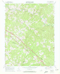 Download a high-resolution, GPS-compatible USGS topo map for Ferncliff, VA (1972 edition)