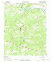 Download a high-resolution, GPS-compatible USGS topo map for Fine Creek Mills, VA (1973 edition)