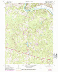 Download a high-resolution, GPS-compatible USGS topo map for Fine Creek Mills, VA (1988 edition)