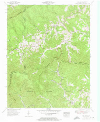 Download a high-resolution, GPS-compatible USGS topo map for Flat Gap, VA (1974 edition)
