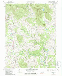 Download a high-resolution, GPS-compatible USGS topo map for Flint Hill, VA (1986 edition)