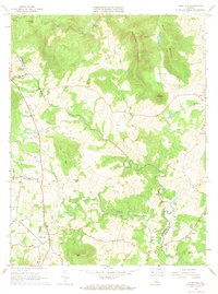 Download a high-resolution, GPS-compatible USGS topo map for Flint Hill, VA (1968 edition)