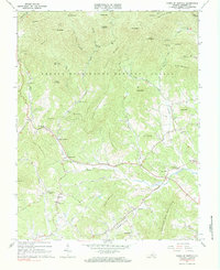 preview thumbnail of historical topo map of Amherst County, VA in 1963
