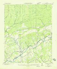 Download a high-resolution, GPS-compatible USGS topo map for Fort Blackmore, VA (1935 edition)