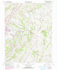 Download a high-resolution, GPS-compatible USGS topo map for Fort Defiance, VA (1991 edition)