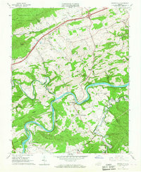 Download a high-resolution, GPS-compatible USGS topo map for Fosters Falls, VA (1967 edition)