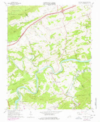 Download a high-resolution, GPS-compatible USGS topo map for Fosters Falls, VA (1978 edition)
