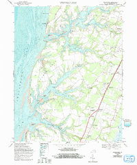 Download a high-resolution, GPS-compatible USGS topo map for Franktown, VA (1992 edition)