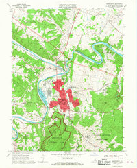Download a high-resolution, GPS-compatible USGS topo map for Front Royal, VA (1968 edition)