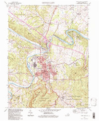 Download a high-resolution, GPS-compatible USGS topo map for Front Royal, VA (1997 edition)