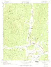 Download a high-resolution, GPS-compatible USGS topo map for Fulks Run, VA (1969 edition)